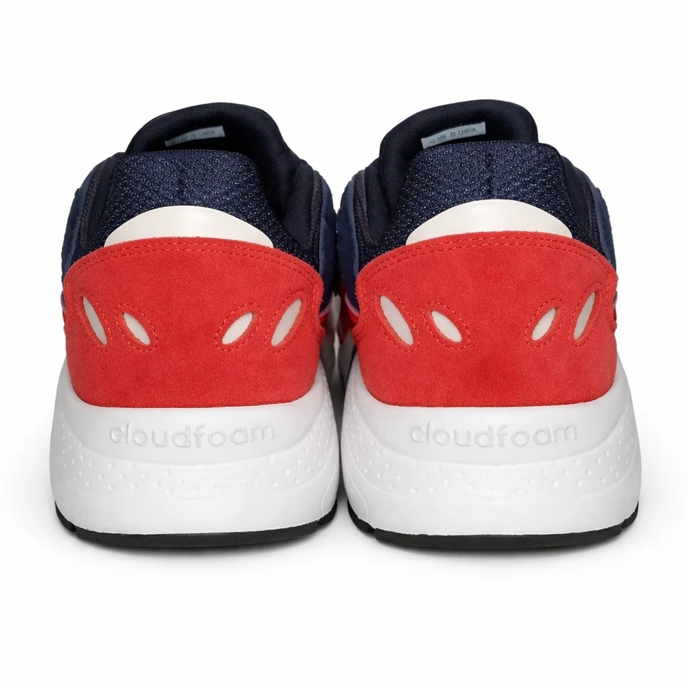 Adidas Crazychaos sneakers in the 'Trace Blue Red' colorway (model EF1051) US9